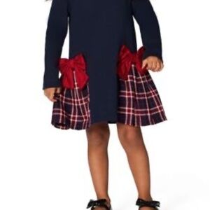 Tommy Hilfiger Girls size 4T Mixed Media Dress with Bloomer